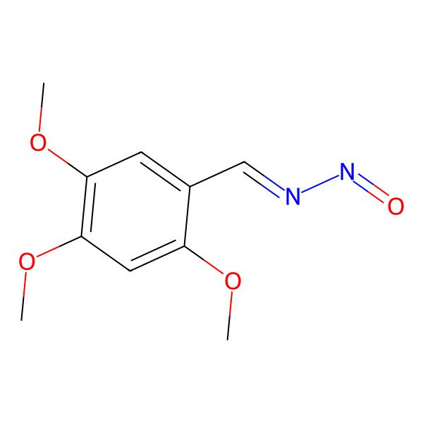 2D Structure of N-[(2,4,5-trimethoxyphenyl)methylidene]nitrous amide