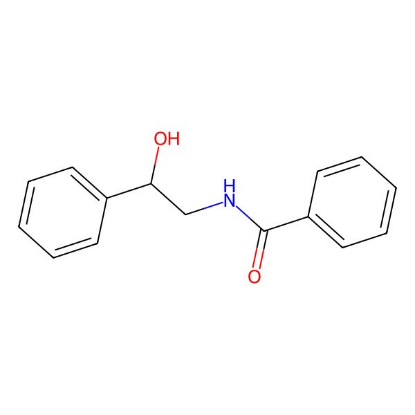2D Structure of N-[(2R)-2-hydroxy-2-phenylethyl]benzamide
