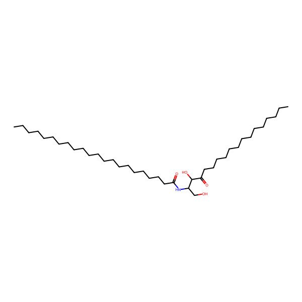 2D Structure of N-[(2R,3R)-1,3-dihydroxy-4-oxooctadecan-2-yl]docosanamide