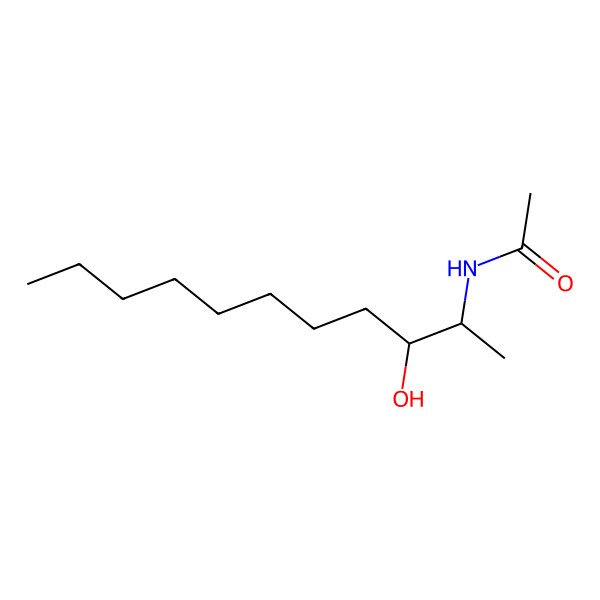 2D Structure of N-[(2R,3S)-3-hydroxyundecan-2-yl]acetamide