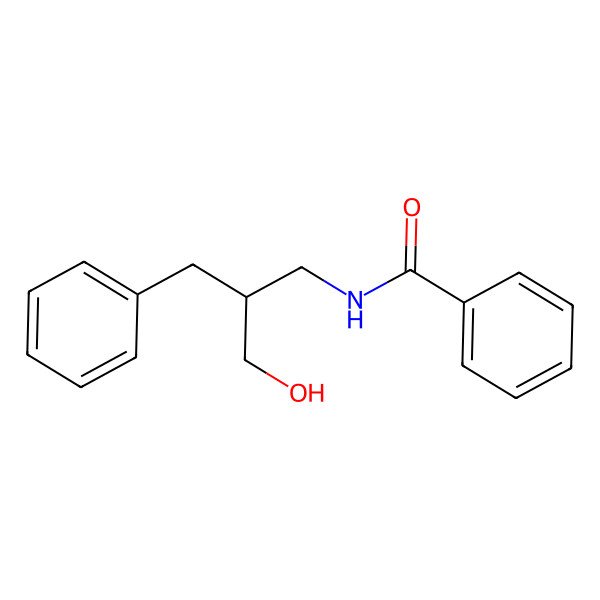 2D Structure of N-[(2S)-2-benzyl-3-hydroxypropyl]benzamide