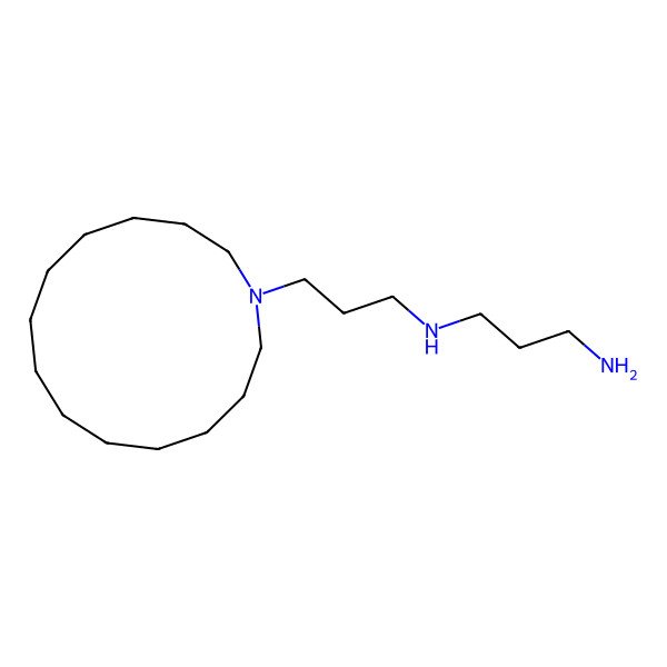 2D Structure of N'-[3-(azacyclotetradec-1-yl)propyl]propane-1,3-diamine