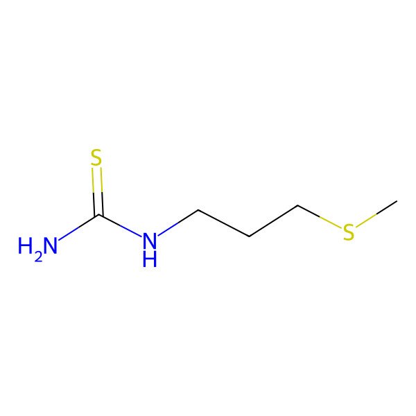 2D Structure of N-[3-(Methylsulfanyl)propyl]thiourea