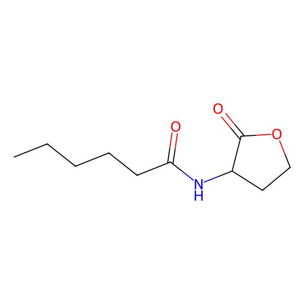 2D Structure of N-Hexanoyl-L-Homoserine lactone