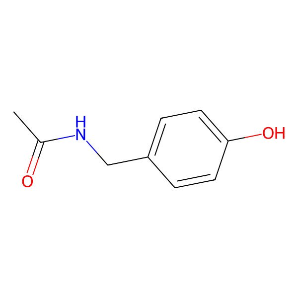 2D Structure of N-[(4-hydroxyphenyl)methyl]acetamide