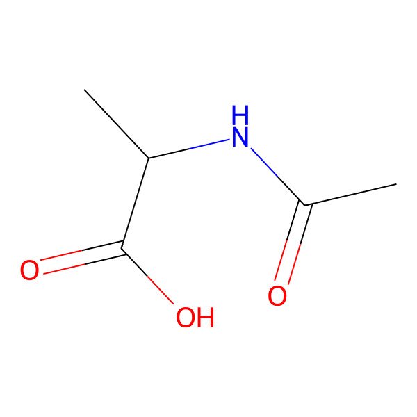 2D Structure of N-Acetyl-L-alanine