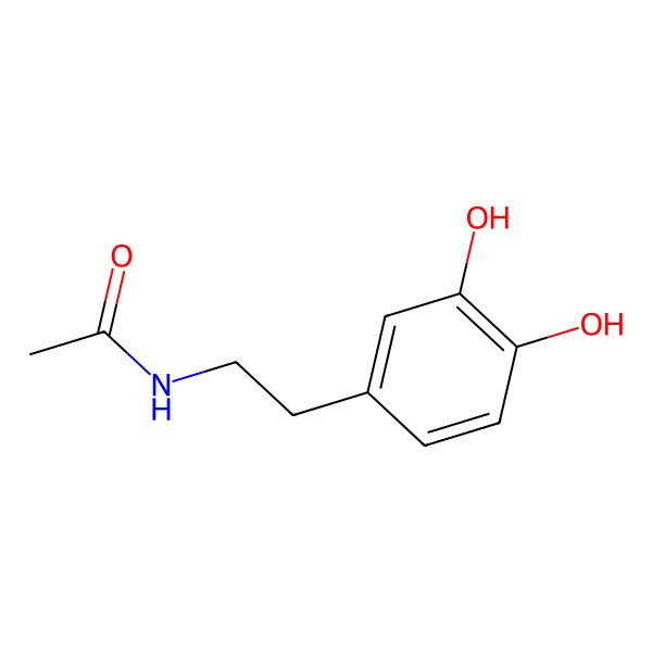 2D Structure of N-Acetyldopamine