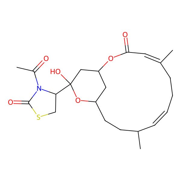2D Structure of N-Acetyllatrunculin B