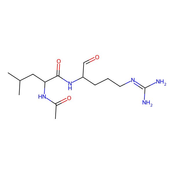 2D Structure of N-Acetylleucylargininal