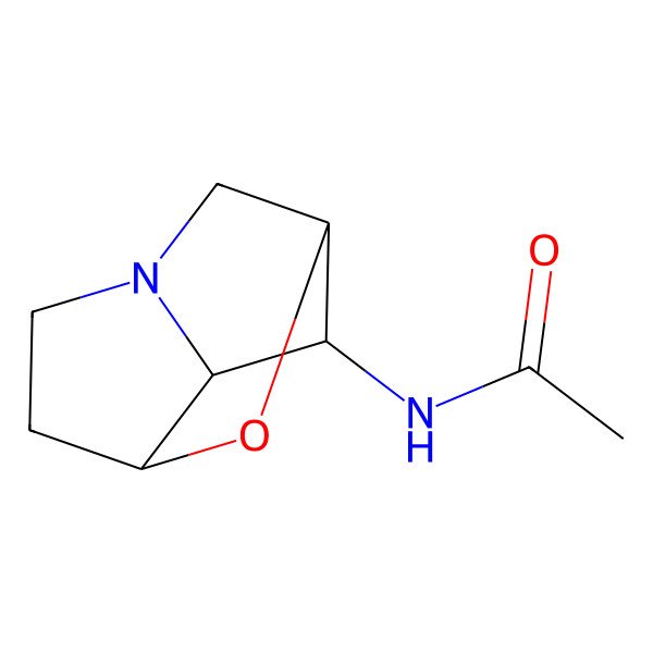 2D Structure of N-Acetylnorloline 2D Structure of N-Acetylnorloline