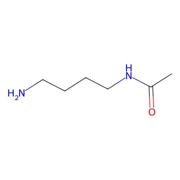 2D Structure of N-Acetylputrescine