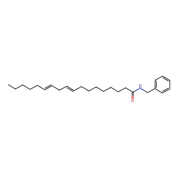 2D Structure of N-Benzyl-linoleamide 2D Structure of N-Benzyl-linoleamide