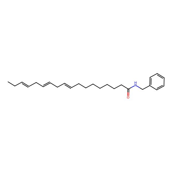 2D Structure of N-benzyloctadeca-9,12,15-trienamide 2D Structure of N-benzyloctadeca-9,12,15-trienamide