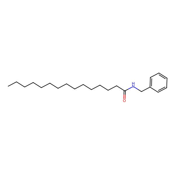 2D Structure of N-Benzylpentadecanamide