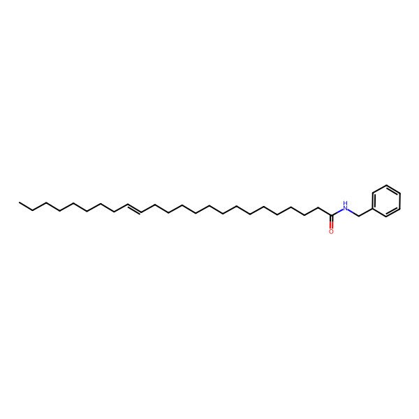 2D Structure of N-benzyltetracos-15-enamide 2D Structure of N-benzyltetracos-15-enamide