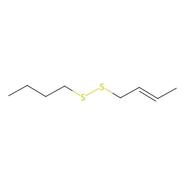 2D Structure of n-Butyl crotyl disulfide