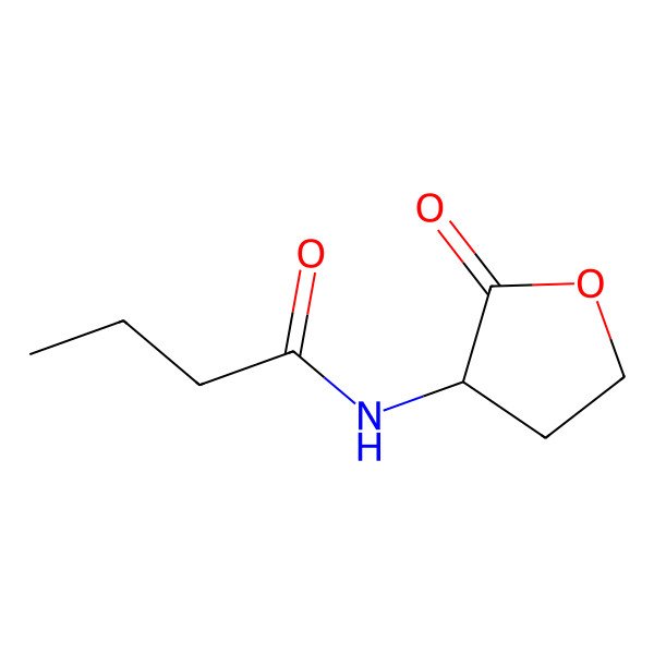 2D Structure of N-Butyrylhomoserine lactone