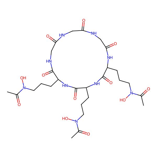 2D Structure of N-Desferriferrichrome