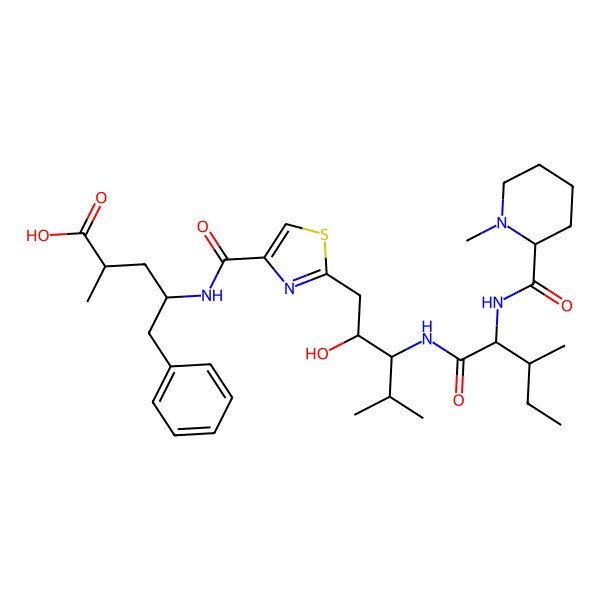 2D Structure of N-desmethyl 12-hydroxy pretubulysinD
