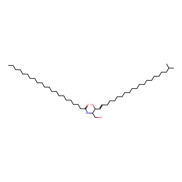 2D Structure of N-[(E,2S,3R)-1,3-dihydroxy-23-methyltetracos-4-en-2-yl]docosanamide