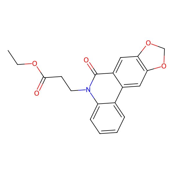 2D Structure of N-Ethoxycarbonylethylcrinasiadine