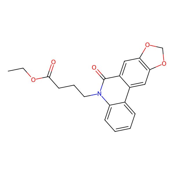 2D Structure of N-Ethoxycarbonylpropylcrinasiadine
