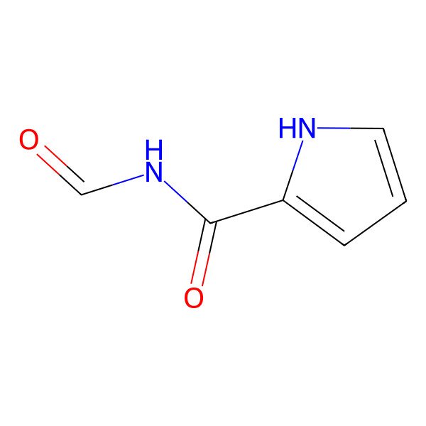 2D Structure of N-formyl-1H-pyrrole-2-carboxamide