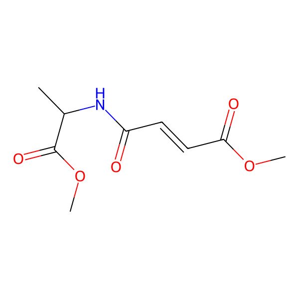 2D Structure of N-fumaryl-L-alanine dimethyl ester