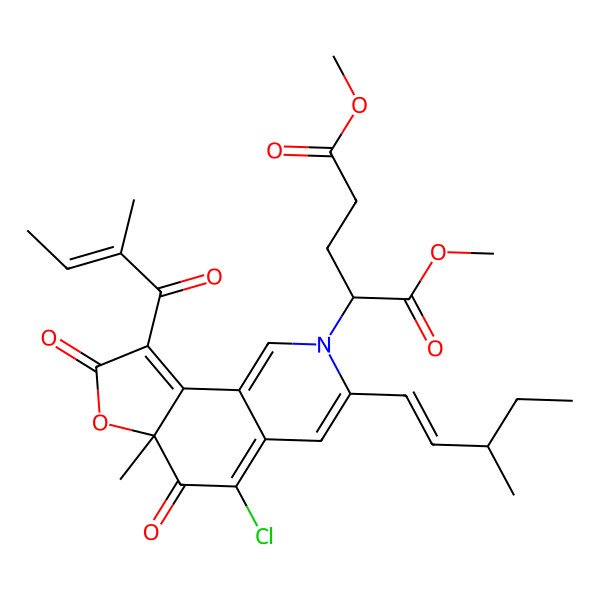 2D Structure of N-glutarylchaetoviridin C