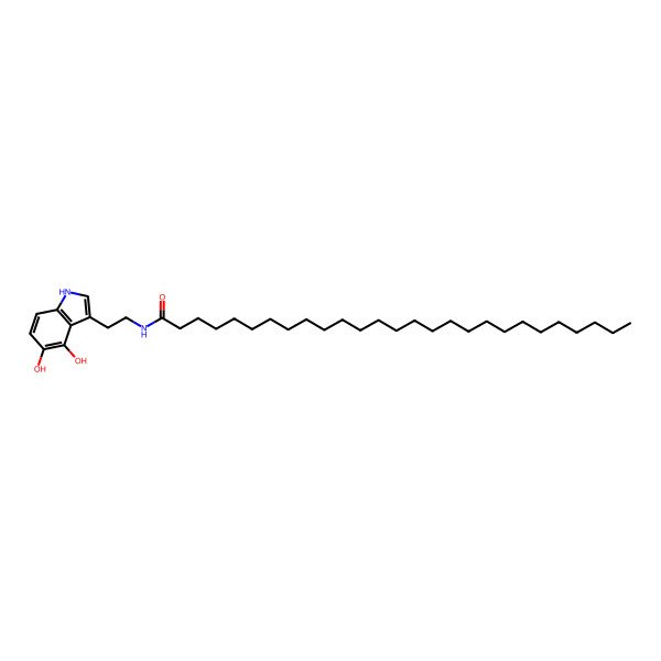 2D Structure of n-Heptacosanoyl-4,5-dihydroxytryptamine