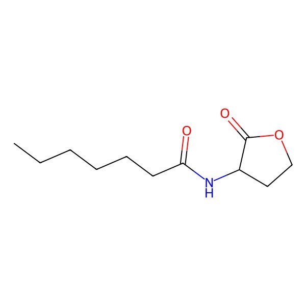 2D Structure of N-Heptanoylhomoserine lactone
