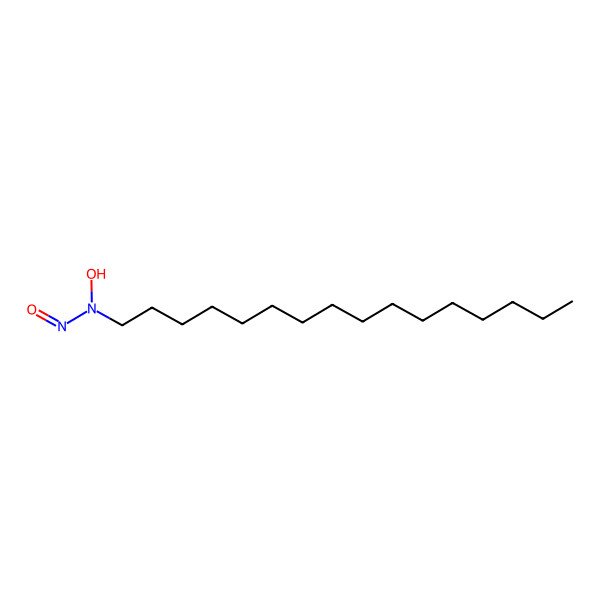 2D Structure of N-hexadecyl-N-hydroxynitrous amide