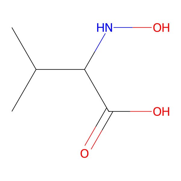 2D Structure of N-hydroxy-L-valine