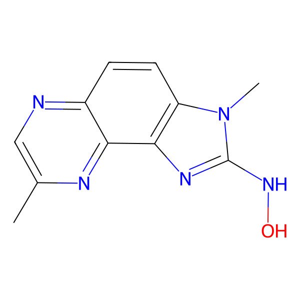 2D Structure of N-hydroxy-MeIQx