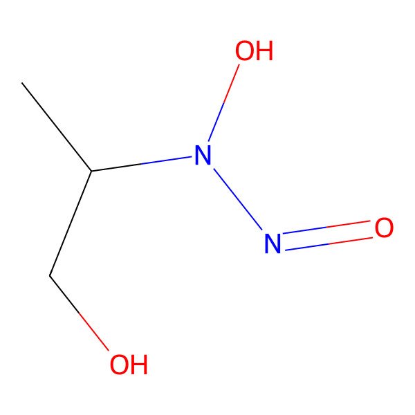 2D Structure of N-hydroxy-N-(1-hydroxypropan-2-yl)nitrous amide