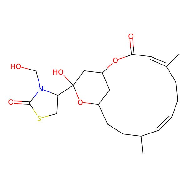 2D Structure of N-Hydroxymethyllatrunculin B