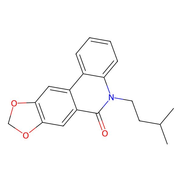 2D Structure of N-Isopentylcrinasiadine