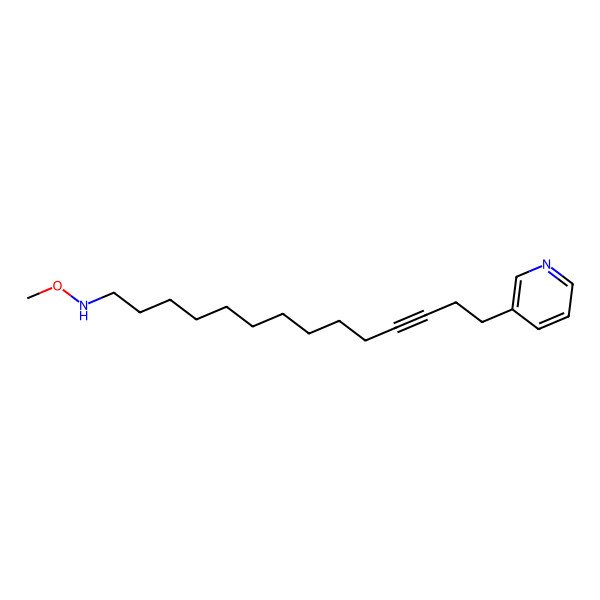 2D Structure of N-methoxy-14-pyridin-3-yltetradec-11-yn-1-amine