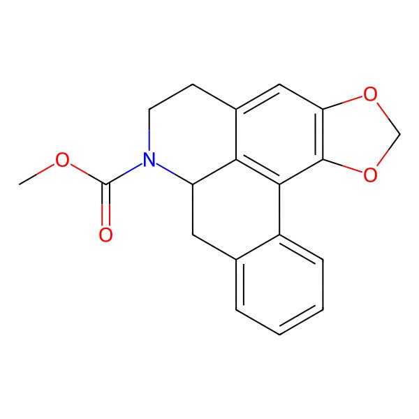 2D Structure of N-Methoxycarbonylanonaine