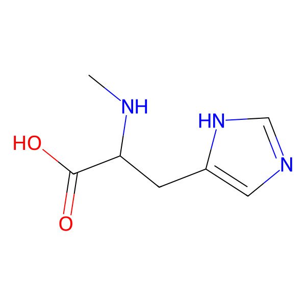 2D Structure of N-Methyl-L-histidine