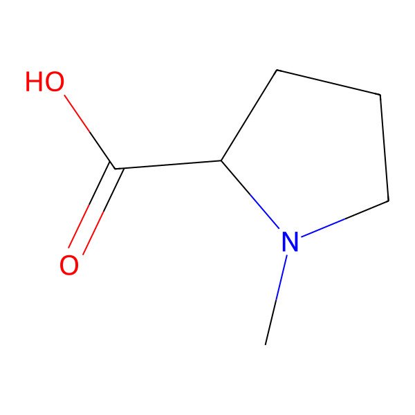 2D Structure of N-Methyl-L-proline