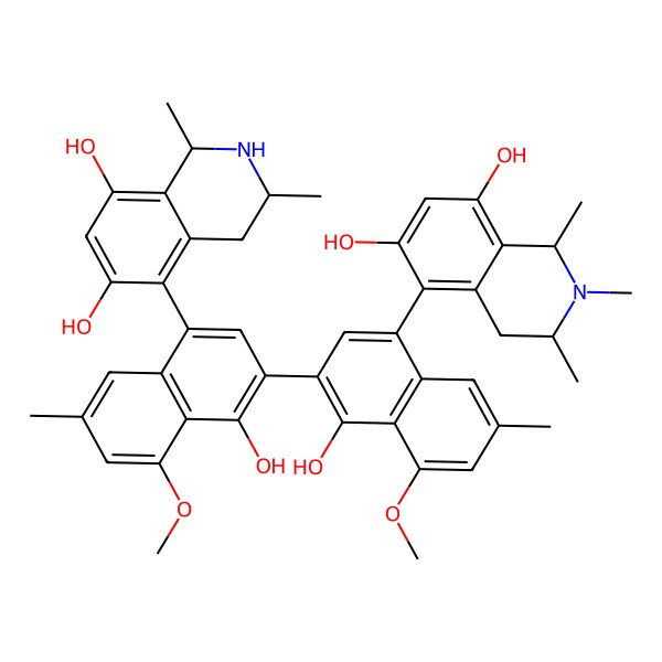2D Structure of N-Methyl Michellamine B