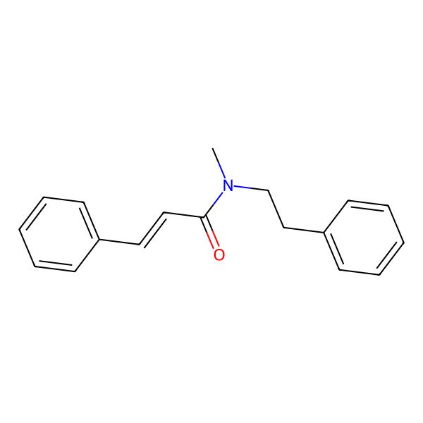 2D Structure of N-methyl-N-phenethyl-cinnamamide
