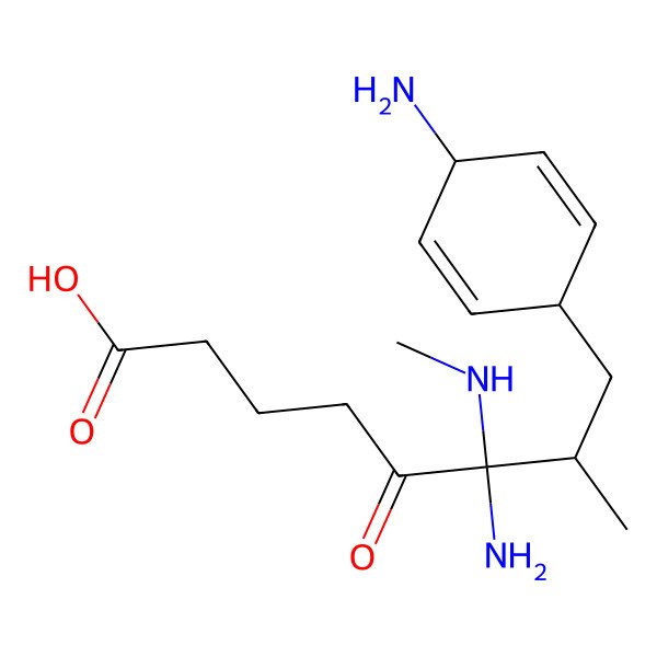 2D Structure of N-Methyl-valyl-amiclenomycin
