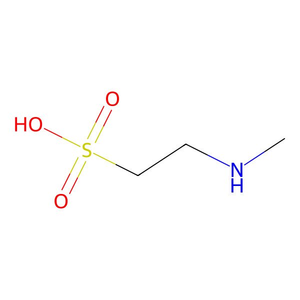 2D Structure of N-Methyltaurine