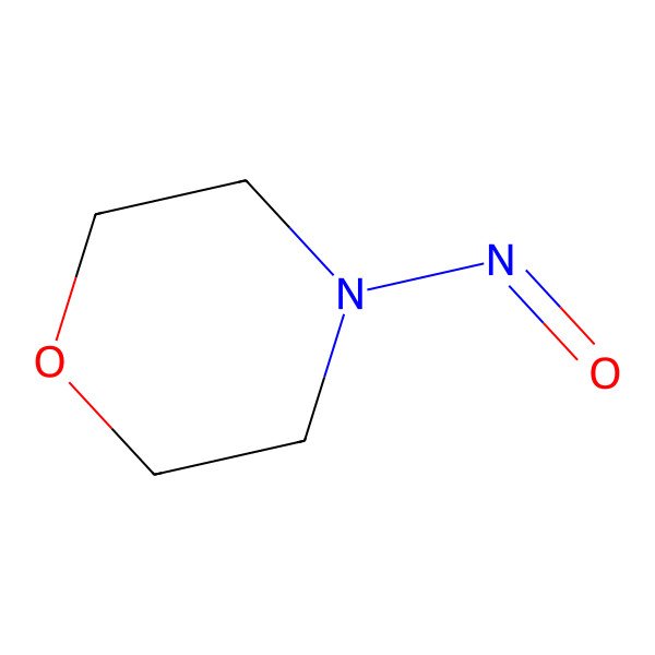 2D Structure of N-Nitrosomorpholine