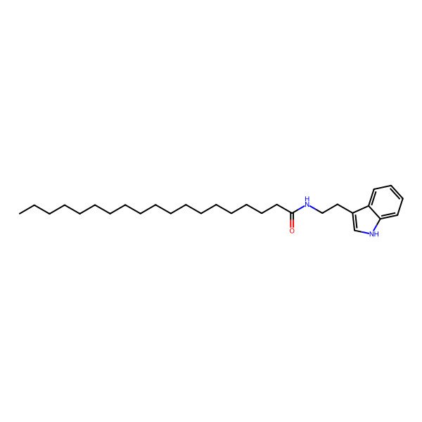 2D Structure of n-Nonadecanoyltryptamine