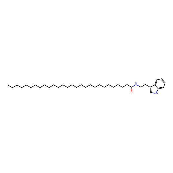 2D Structure of n-Octacosanoyl tryptamine
