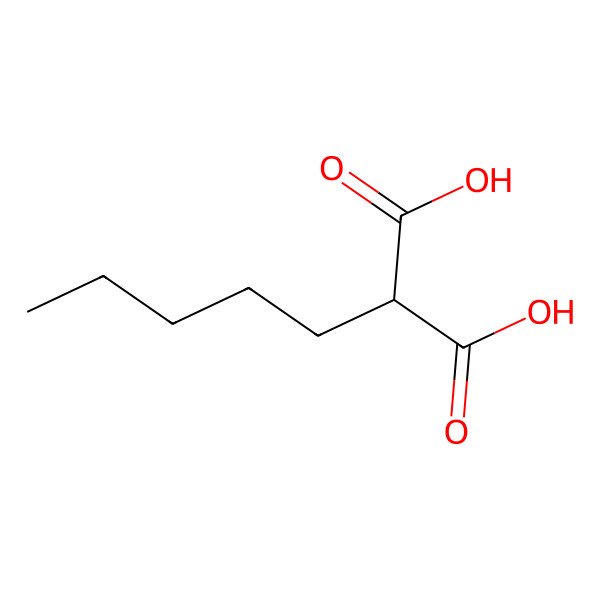 2D Structure of n-Pentylmalonic acid