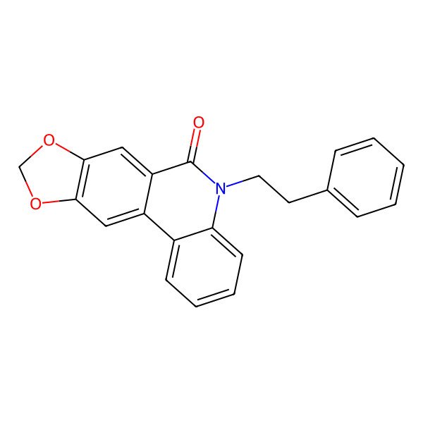 2D Structure of N-Phenylethylcrinasiadine